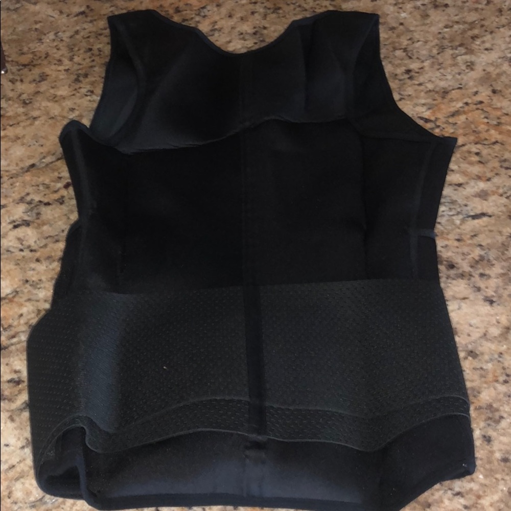Women Burvogue Sauna Vest Waist Trainer Small  Zip